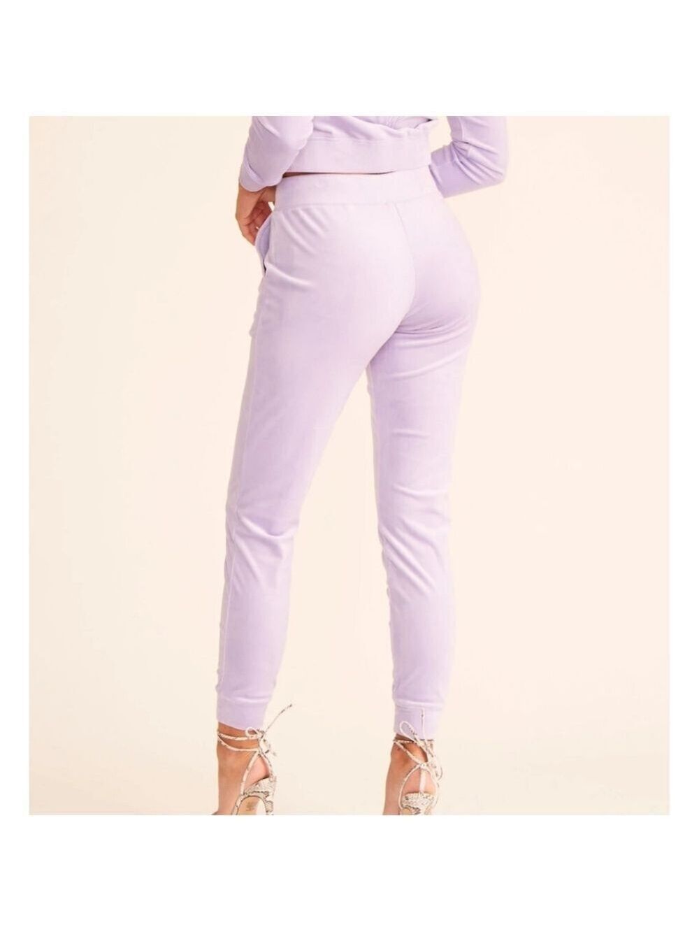 MAX VELOUR JOGGER Lavender 90s Style